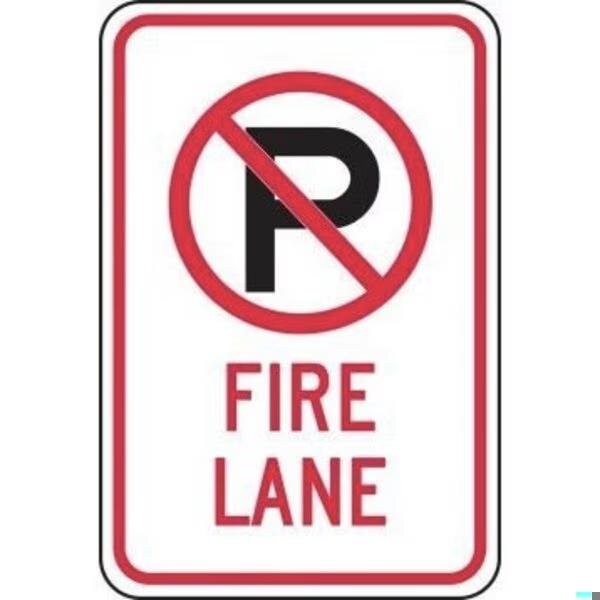 Accuform NO PARKING SIGNS 18 X 12 ENGINEER FRP405RA FRP405RA - main